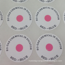 custom printed indication self-adhesive sticker label warranty